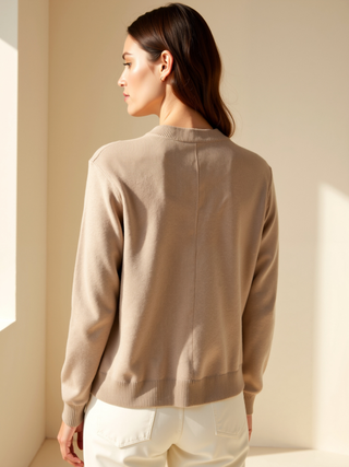 Maison Marlowe | Zip-Up Knit Cardigan – Slim Fit