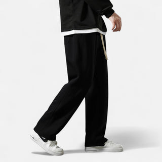 Maison Marlowe | Men’s Relaxed Drawstring Trousers – Comfort-Fit Jogger Pants