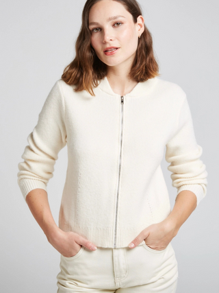 Maison Marlowe | Zip-Up Knit Cardigan – Slim Fit
