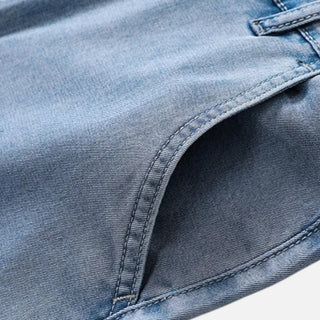 Maison Marlowe | Men’s Relaxed Straight-Leg Denim Trousers – Casual Jeans