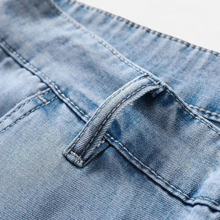 Maison Marlowe | Men’s Relaxed Straight-Leg Denim Trousers – Casual Jeans