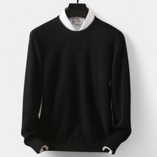 Maison Marlowe | Men’s Wool Blend Crewneck Sweater – Classic Lightweight Knit