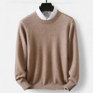 Maison Marlowe | Men’s Wool Blend Crewneck Sweater – Classic Lightweight Knit