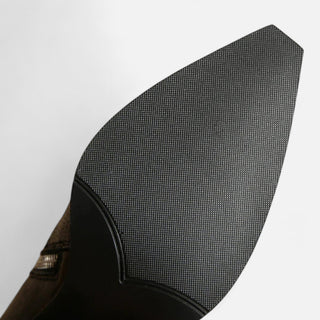 Maison Marlowe | Chelsea Boots with Pointed Toe and Square Block Heel