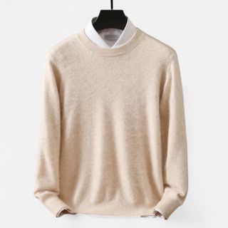 Maison Marlowe | Men’s Wool Blend Crewneck Sweater – Classic Lightweight Knit