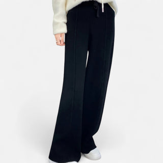 Maison Marlowe | Women's Wool Knit Wide-Leg Lounge Trousers