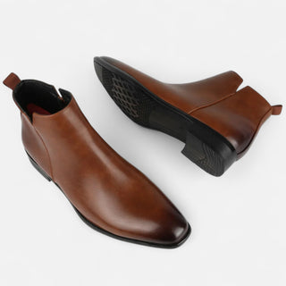 Maison Marlowe | Men’s Chelsea Boots – Sleek Square-Toe Design
