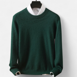 Maison Marlowe | Men’s Wool Blend Crewneck Sweater – Classic Lightweight Knit