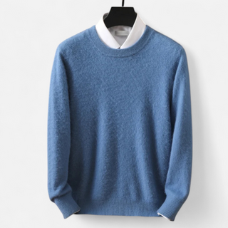 Maison Marlowe | Men’s Wool Blend Crewneck Sweater – Classic Lightweight Knit