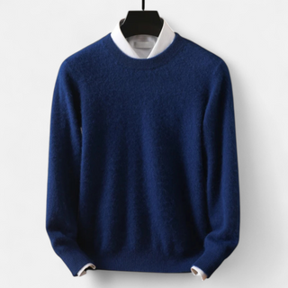 Maison Marlowe | Men’s Wool Blend Crewneck Sweater – Classic Lightweight Knit