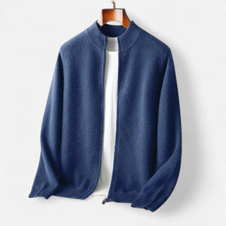 Maison Marlowe | Men’s Wool Blend Cardigan – Minimalist Open-Front Knit