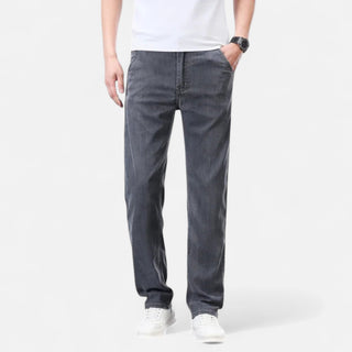 Maison Marlowe | Men’s Relaxed Straight-Leg Denim Trousers – Casual Jeans
