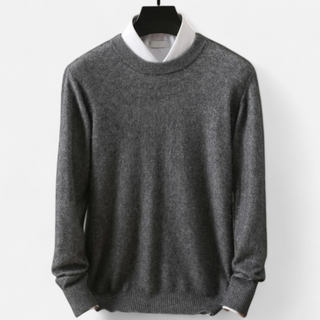Maison Marlowe | Men’s Wool Blend Crewneck Sweater – Classic Lightweight Knit