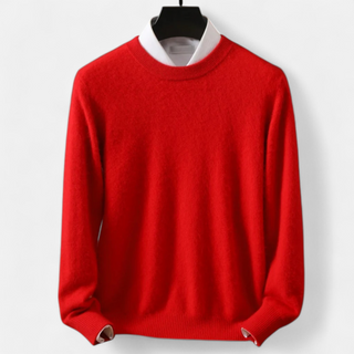 Maison Marlowe | Men’s Wool Blend Crewneck Sweater – Classic Lightweight Knit