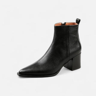 Maison Marlowe | Chelsea Boots with Pointed Toe and Square Block Heel