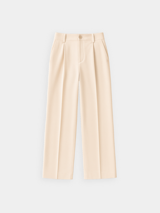 Maison Marlowe | High-Waisted Wide-Leg Trousers