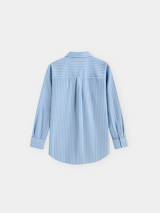 Maison Marlowe | Notched Collar Shirt – Relaxed Oversized Fit