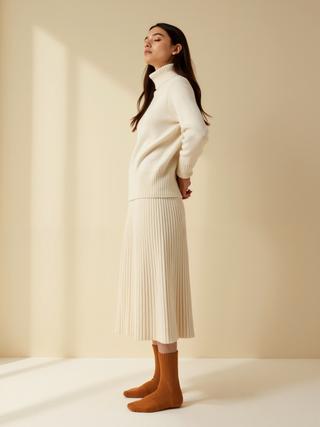Maison Marlowe | Wool Turtleneck Sweater