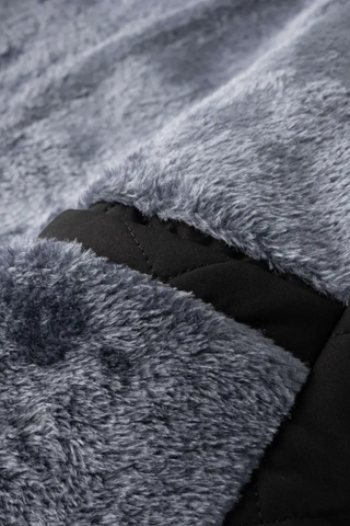 Maison Marlowe | Men’s Quilted Winter Jacket – Fleece-Lined Zip-Up