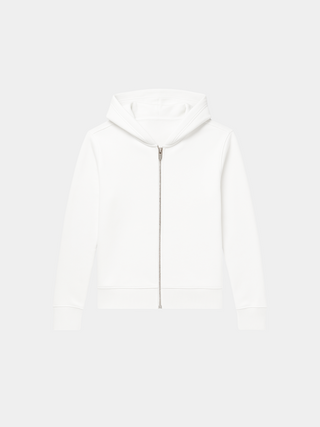 Maison Marlowe | Lightweight Zip-Up Hooded Cardigan – Smart Luxury Knitwear