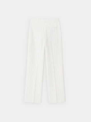 Maison Marlowe | High-Waisted Pinstripe Trousers – Wide-Leg Tailored Fit