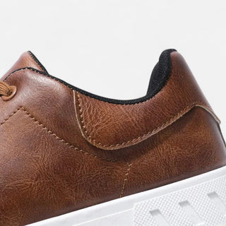 Maison Marlowe | Men’s Leather Low-Top Sneakers – Minimalist Everyday Design