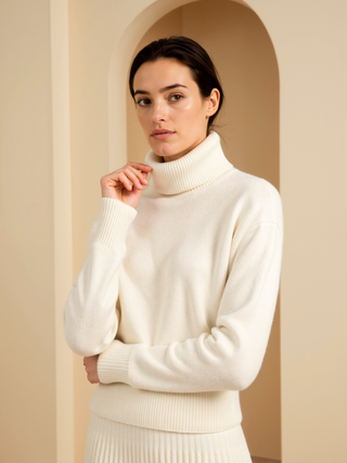 Maison Marlowe | Wool Turtleneck Sweater