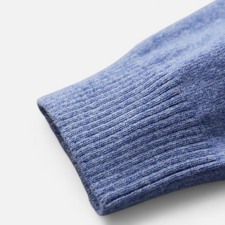 Maison Marlowe | Men’s Merino Wool Polo Sweater – Lightweight Long Sleeve Knit