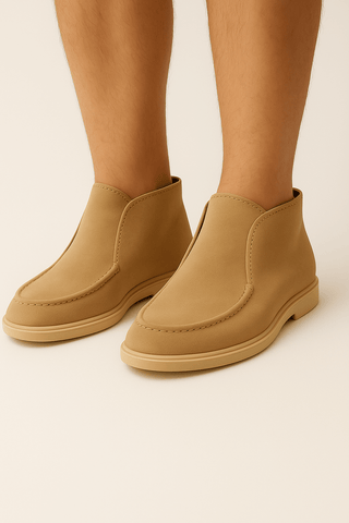 Maison Marlowe | High-Top Suede Loafers