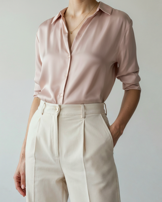 Maison Marlowe | Women's Button-Up Shirt - Long Sleeve