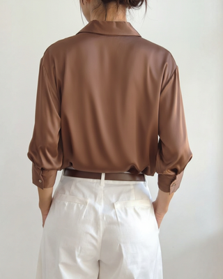 Maison Marlowe | Women's Button-Up Shirt - Long Sleeve