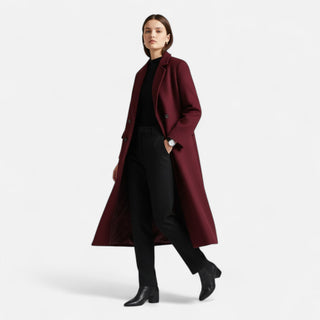 Maison Marlowe | Women's Double-Breasted Long Trench Coat