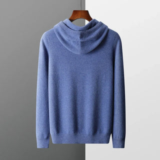 Maison Marlowe | Men’s Wool Knitted Hoodie – Classic Pullover Design