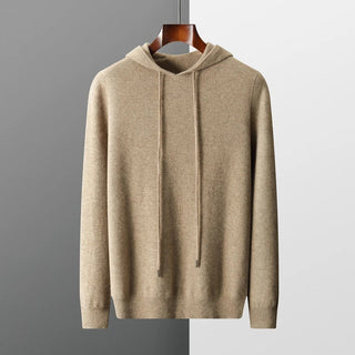 Maison Marlowe | Men’s Wool Knitted Hoodie – Classic Pullover Design