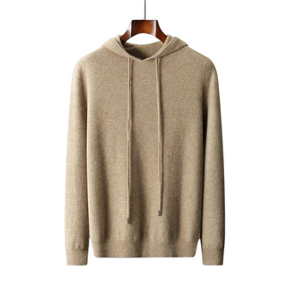 Maison Marlowe | Men’s Wool Knitted Hoodie – Classic Pullover Design