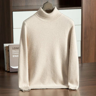 Maison Marlowe | Men’s Wool Turtleneck Sweater – Classic Knit Design