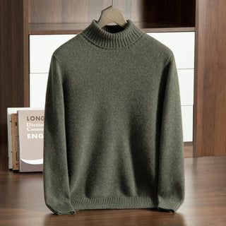 Maison Marlowe | Men’s Wool Turtleneck Sweater – Classic Knit Design