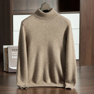 Maison Marlowe | Men’s Wool Turtleneck Sweater – Classic Knit Design
