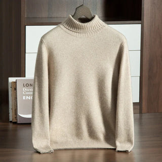 Maison Marlowe | Men’s Wool Turtleneck Sweater – Classic Knit Design