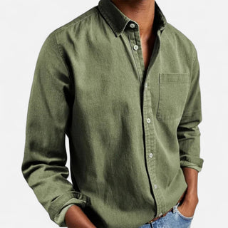 Maison Marlowe | Men’s Brushed Oxford Shirt – Classic Button-Down Design