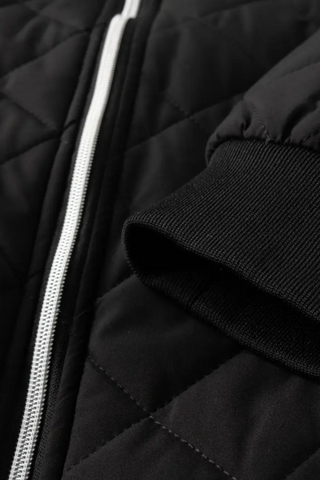 Maison Marlowe | Men’s Quilted Winter Jacket – Fleece-Lined Zip-Up