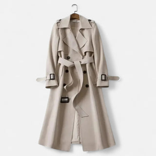 Maison Marlowe | Classic Double-Breasted Belted Trench Coat