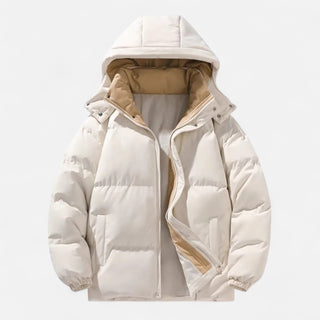 Maison Marlowe | Men’s Puffer Jacket – Insulated Winter Hooded Coat