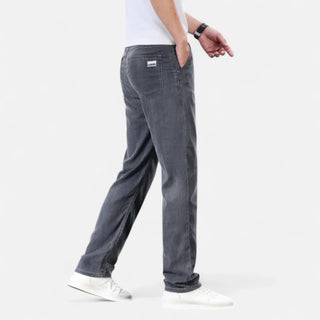 Maison Marlowe | Men’s Relaxed Straight-Leg Denim Trousers – Casual Jeans