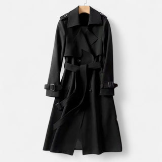 Maison Marlowe | Classic Double-Breasted Belted Trench Coat
