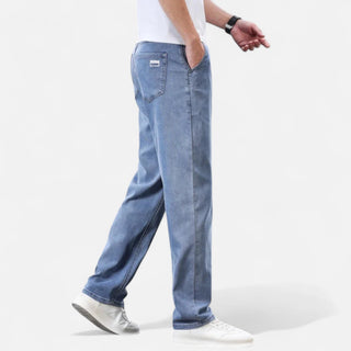 Maison Marlowe | Men’s Relaxed Straight-Leg Denim Trousers – Casual Jeans