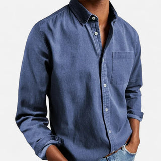 Maison Marlowe | Men’s Brushed Oxford Shirt – Classic Button-Down Design