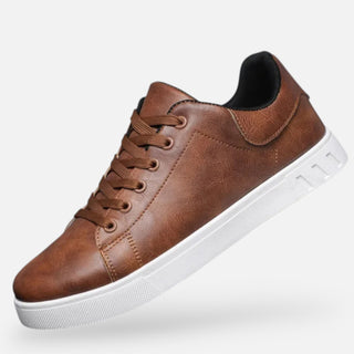 Maison Marlowe | Men’s Leather Low-Top Sneakers – Minimalist Everyday Design