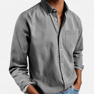 Maison Marlowe | Men’s Brushed Oxford Shirt – Classic Button-Down Design