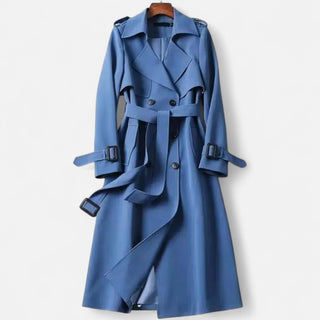 Maison Marlowe | Classic Double-Breasted Belted Trench Coat
